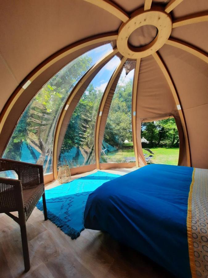 Hotel La Wigwam Bleu Du Domaine Du Pas De L'Ane Mios Esterno foto