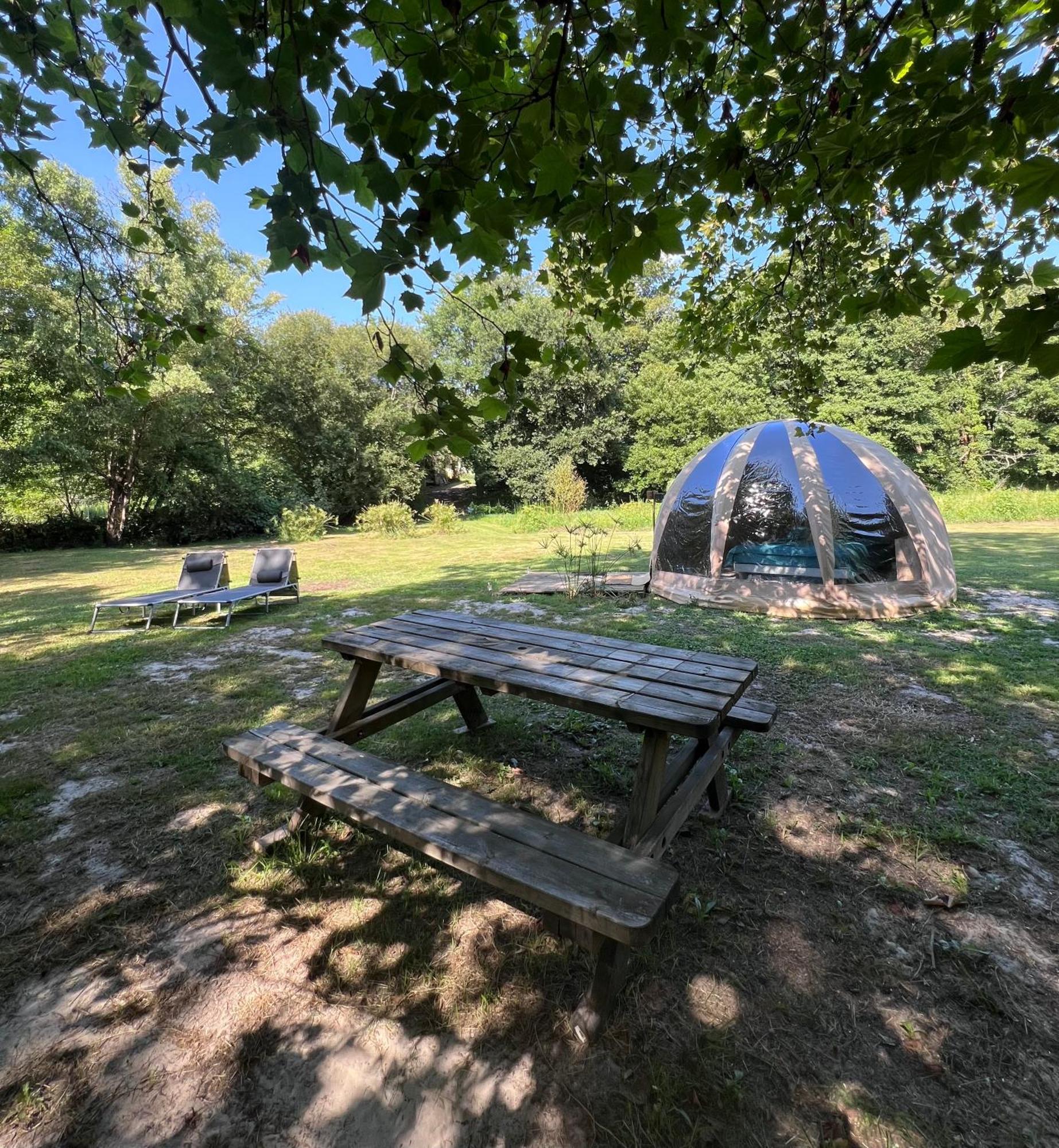Hotel La Wigwam Bleu Du Domaine Du Pas De L'Ane Mios Esterno foto